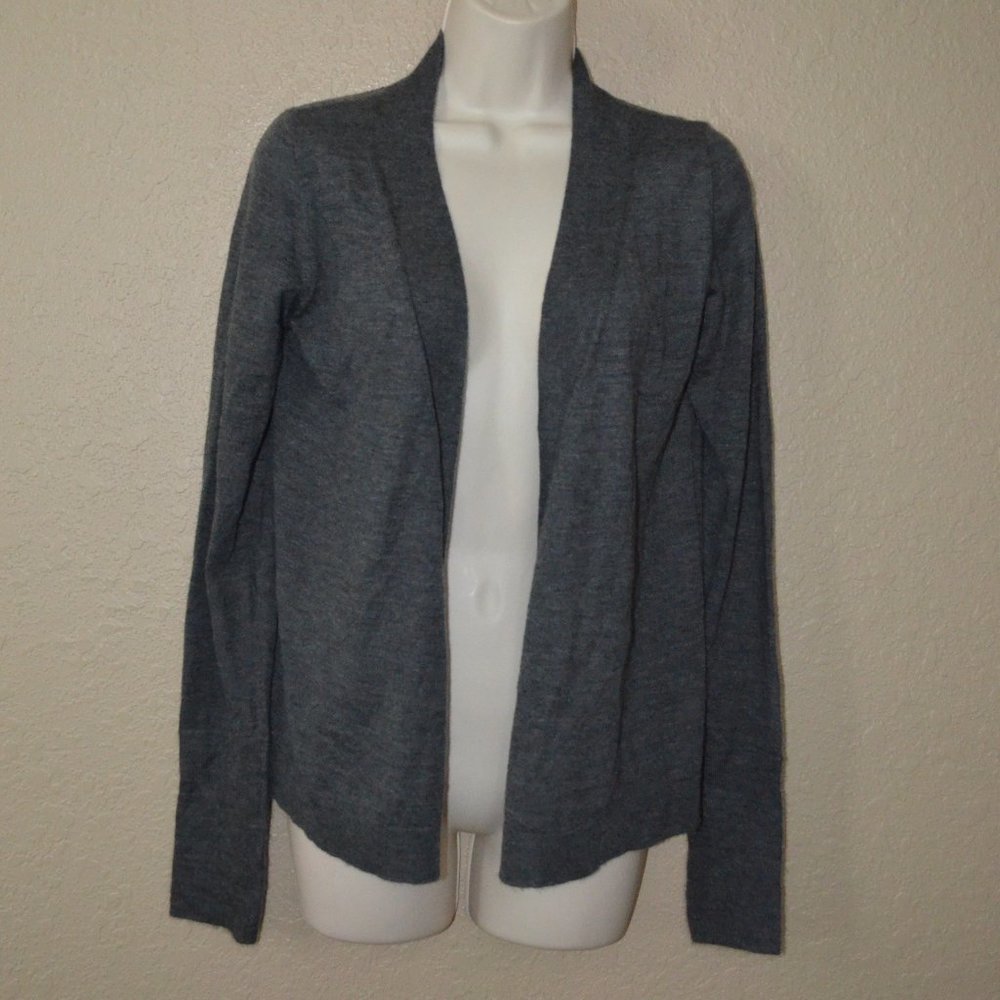 Sz S Marni Gray Open Front Cardigan Sweater